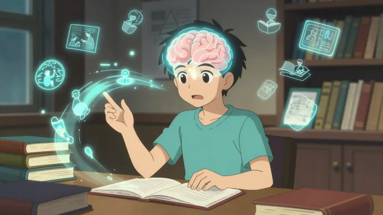 Visual representation of "knowledge" - The information, understanding, or skill that you get from experience or education