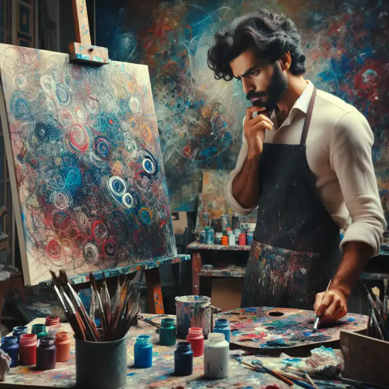 Visual representation of "automatism" - A practice in art and literature that allows unconscious thoughts and feelings to be expressed.