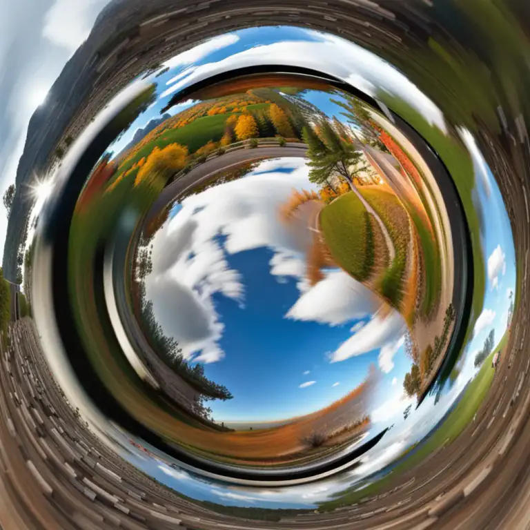 Visual representation of "distortion" - A change in the shape of an image that makes it look twisted or spoiled.