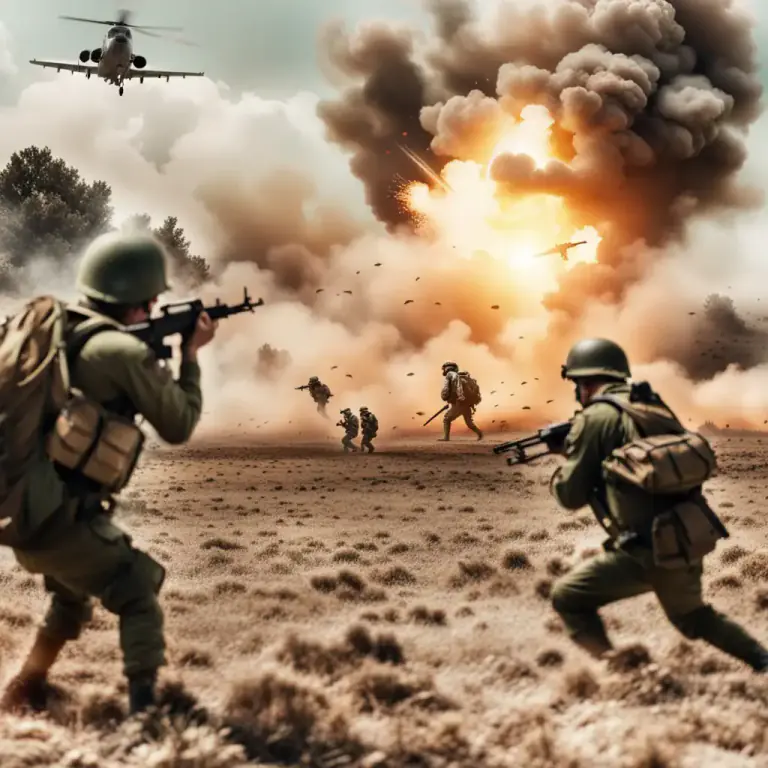Visual representation of "fratricide" - In military context, the accidental killing of friendly forces as a result of military action.