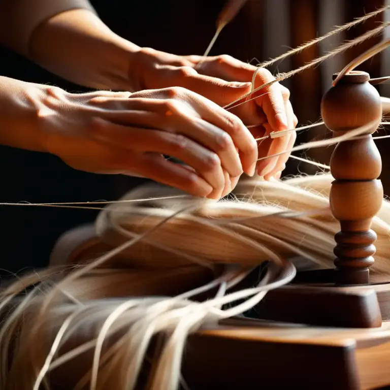 Visual representation of "wool" - A strand of wool yarn