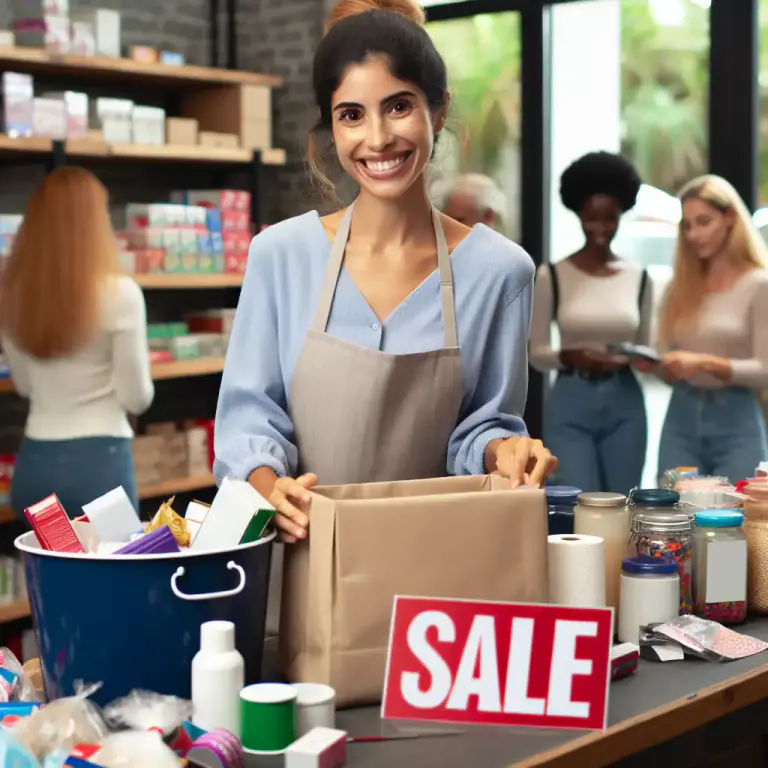 Visual representation of "discounter" - A person or an organization that reduces the price of something, especially when selling it.