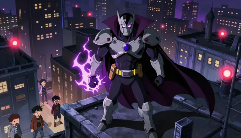 Visual representation of "supervillain" - A main enemy in a story, often with evil intentions or powers.