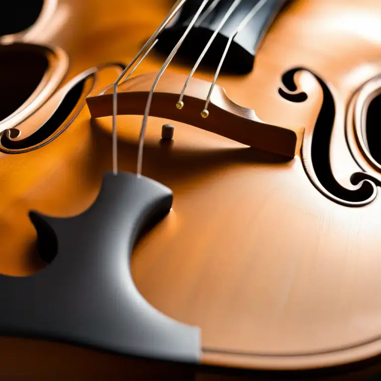 Visual representation of "belly" - The part of a musical instrument that amplifies the sound, such as the top of a violin