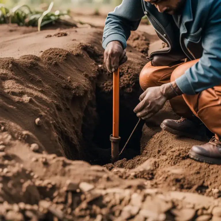 Visual representation of "underground" - Below the surface of the ground