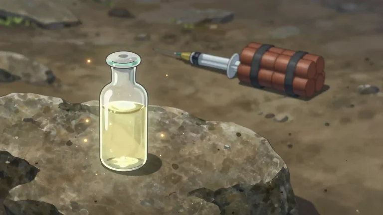 Visual representation of "nitroglycerine" - A dangerous liquid substance that can explode