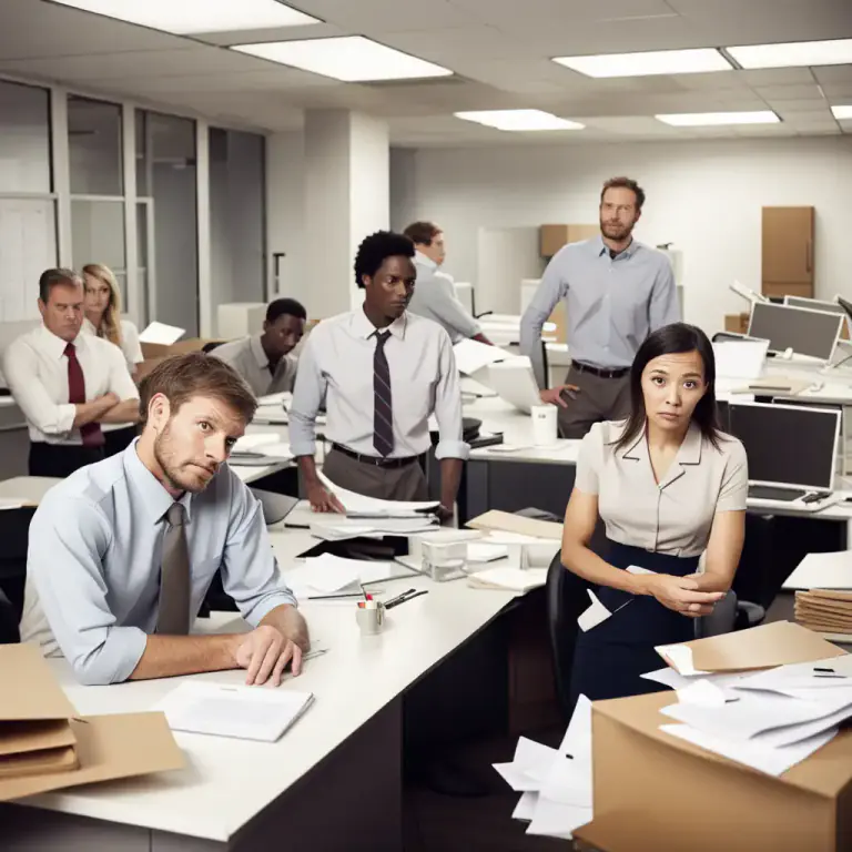 Visual representation of "fall apart" - To stop working efficiently or effectively