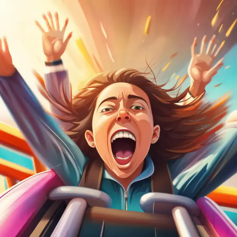 Visual representation of "exciting" - Having a strong effect on emotions or physical sensations.