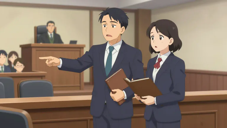 Visual representation of "lawyer" - A person who is qualified to advise people about the law and represent them in court.