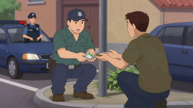 Visual representation of "smack" - Illegal drug like heroin