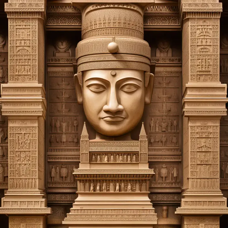 Visual representation of "monumental" - Resembling or relating to a monument or monuments.