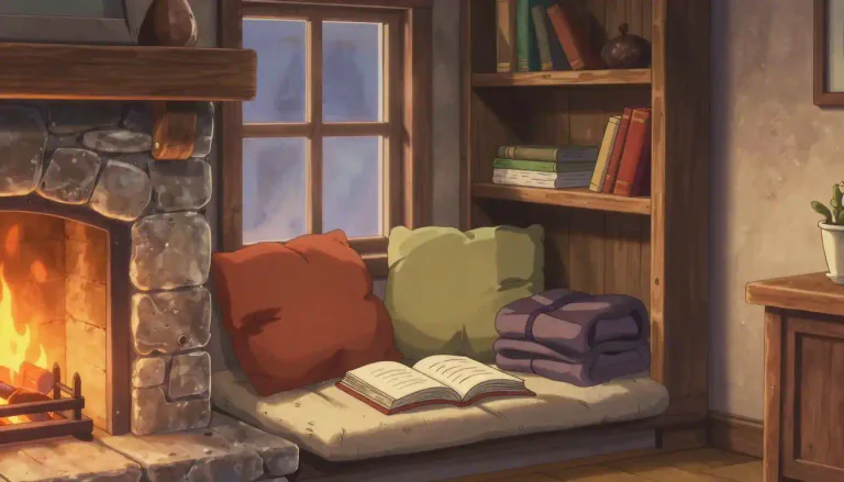 Visual representation of "nook" - A small corner or hidden place in a room or building