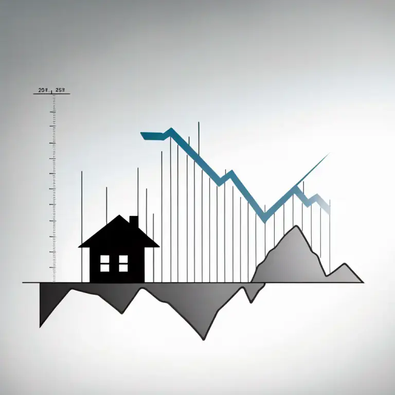 Visual representation of "boom and bust" - A pattern where something, like a business or a country's economy, grows fast and then rapidly shrinks down.