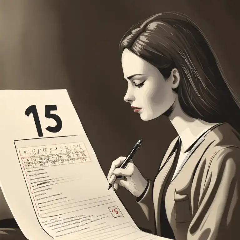 Visual representation of "fifteenth" - For the fifteenth time.