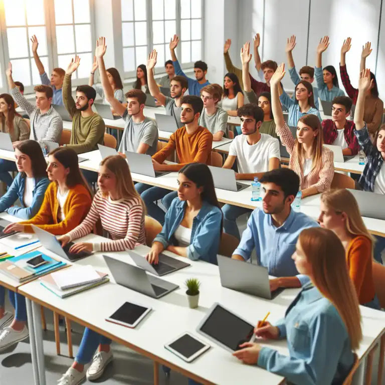 Visual representation of "interactivity" - A teaching method that encourages active participation of students for learning and problem solving