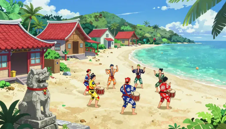 Visual representation of "okinawan" - Relating to Okinawa, an island group of Japan, which has its own distinct culture and language.