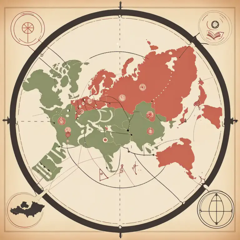 Visual representation of "isolation" - The situation in which a country, group, or person is not allowed to communicate or trade with others.