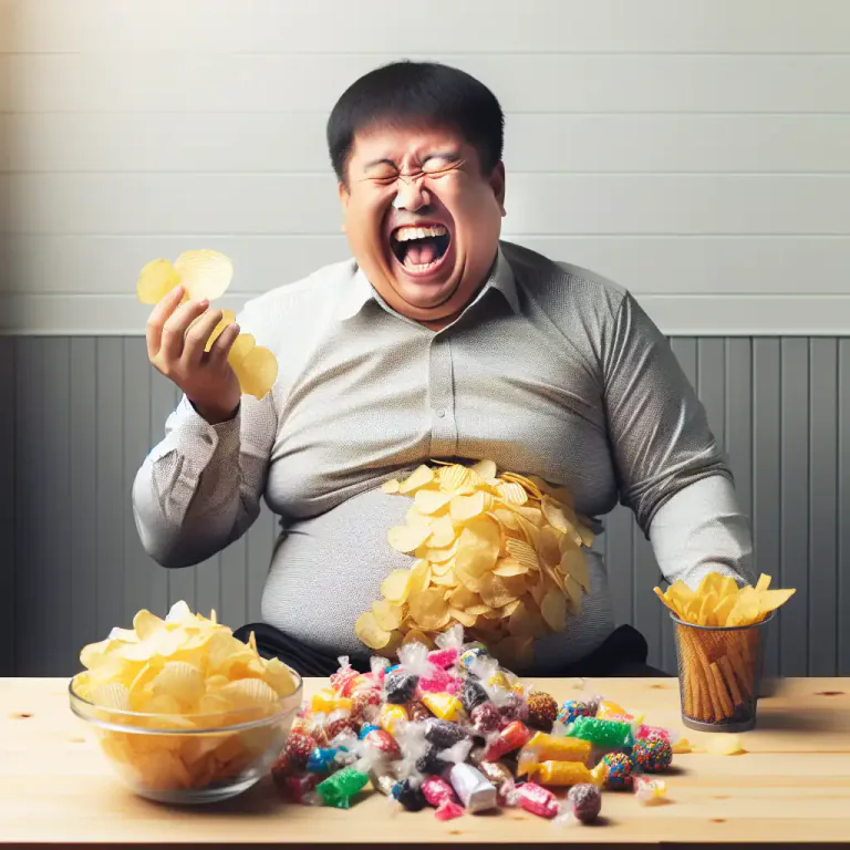 Visual representation of "engorge" - to eat a lot or too much