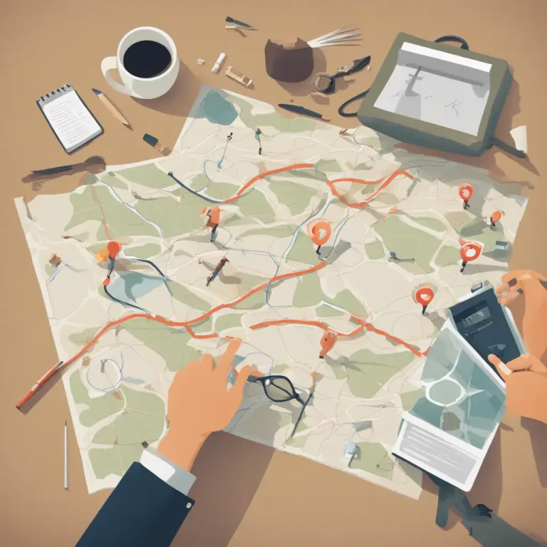 Visual representation of "ways and means" - The methods and resources for accomplishing something