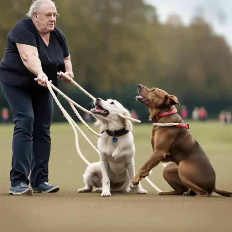 Visual representation of "have a dog in the fight" - Having personal involvement or stake in a situation or conflict