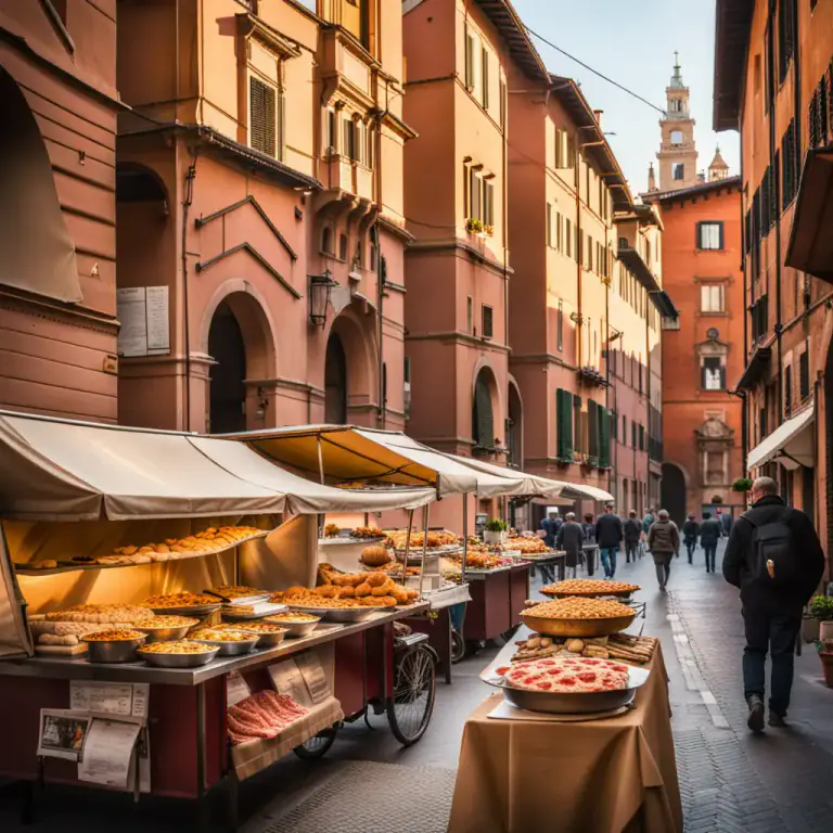 Visual representation of "bologna" - A city in Northern Italy where this kind of sausage was first made.