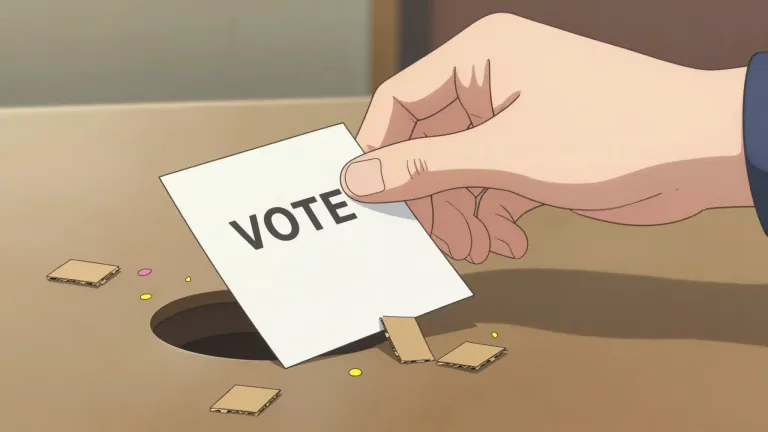 Visual representation of "chad" - A small piece of paper or cardboard that is removed when making holes in a card, especially a voting card.