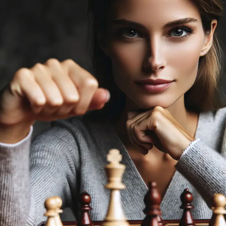 Visual representation of "combative" - Having a strong desire to win or be successful