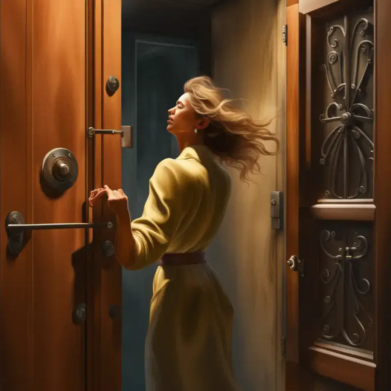 Visual representation of "bolt" - To secure a door or window.