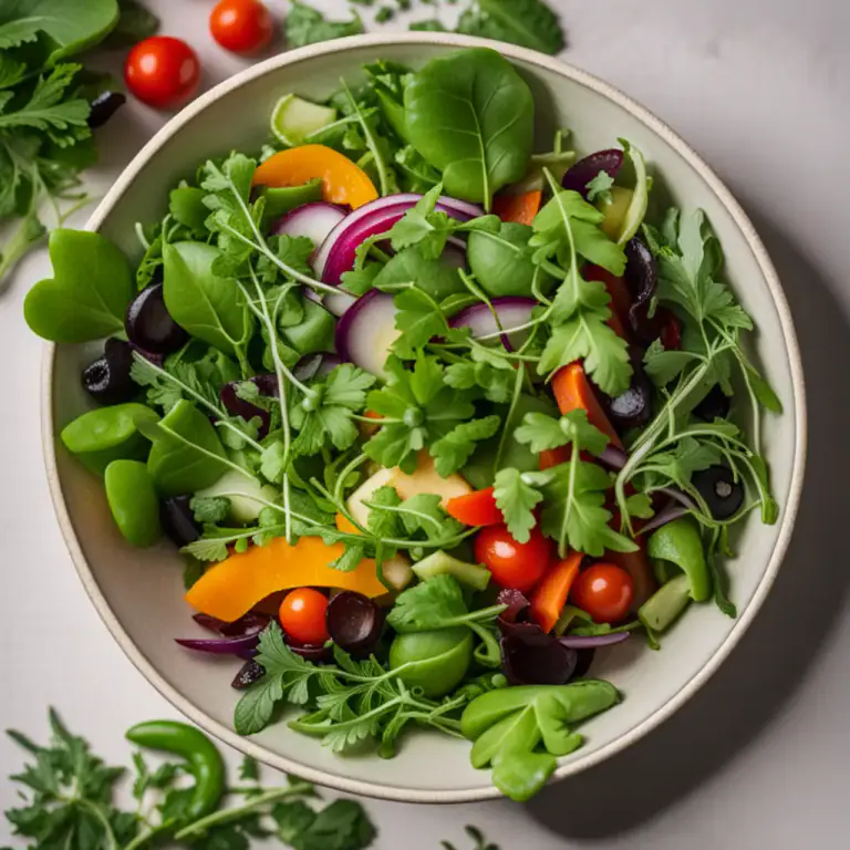 Visual representation of "rocket" - A type of leafy salad vegetable