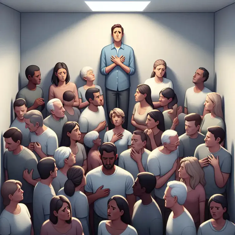 Visual representation of "tightness" - The state of being closely packed or crowded together