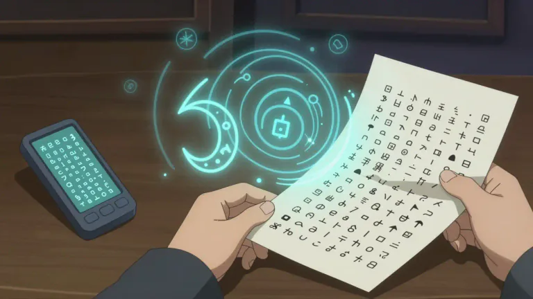 Visual representation of "cipher" - A secret or disguised way to write a code or a message