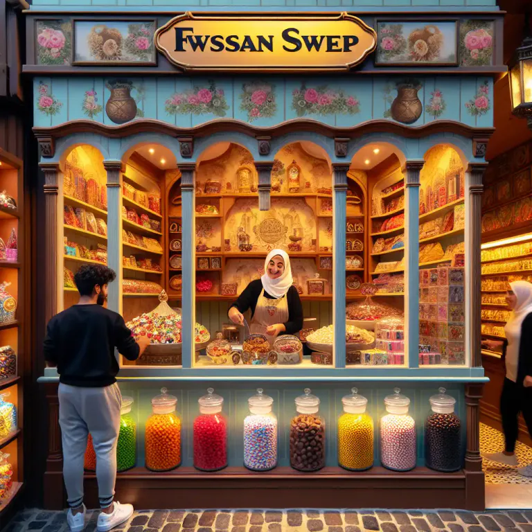 Visual representation of "confectionery" - The shop or business where sweets and chocolates are made or sold