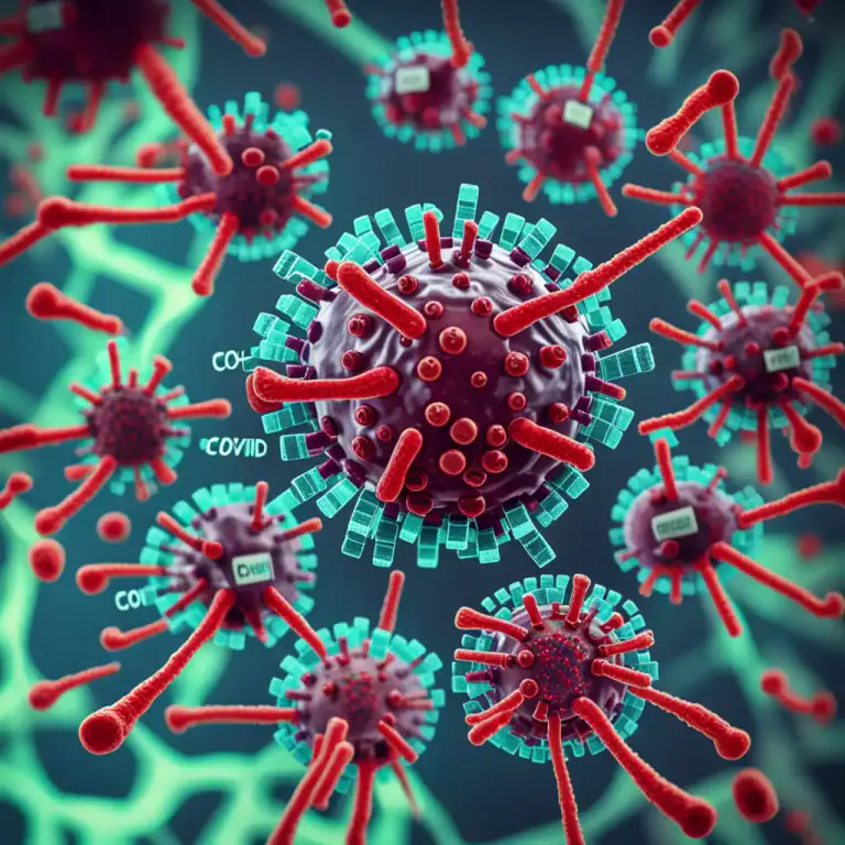 Visual representation of "omicron" - In science, 'omicron' is used to name a variant of something, especially for diseases or viruses.