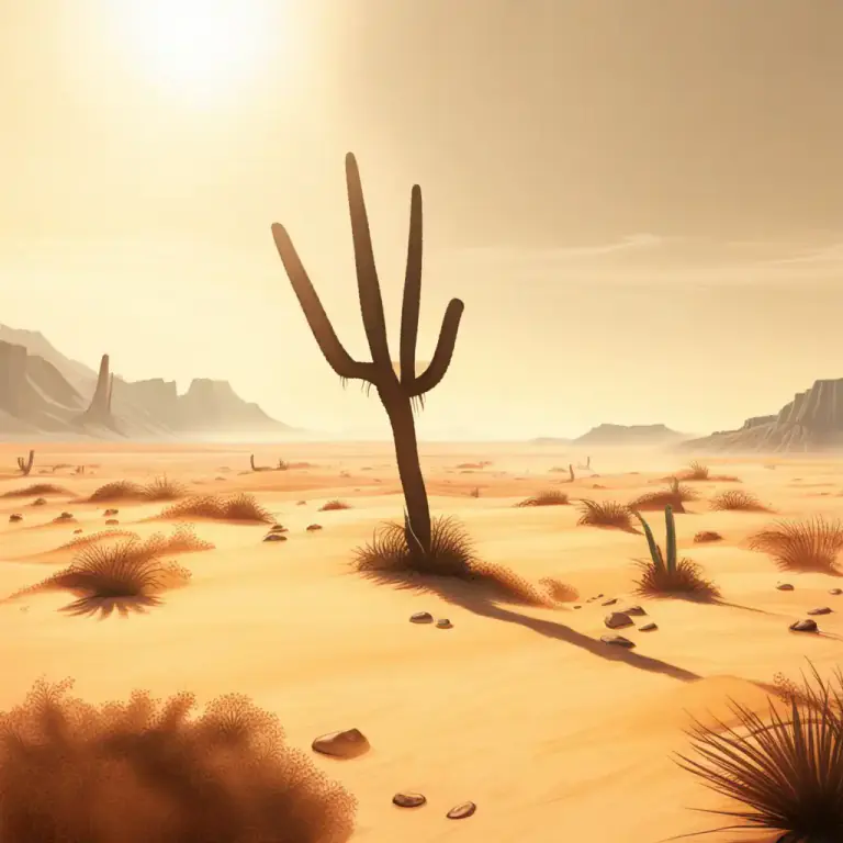 Visual representation of "hostile" - Not good for living or growing things.
