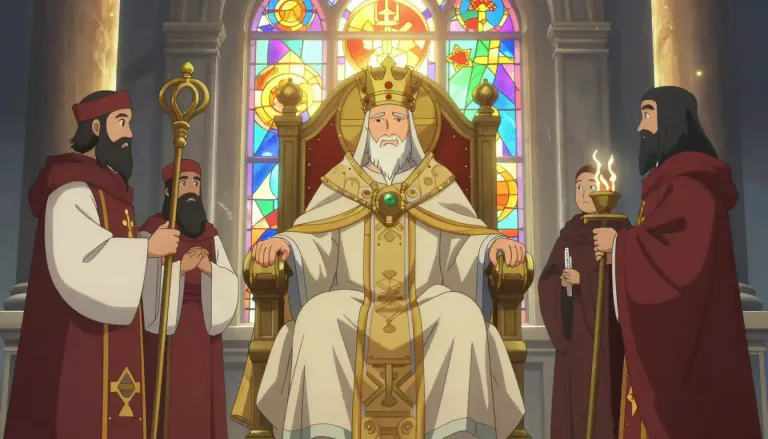Visual representation of "theocrat" - A theocrat is a person who rules or holds power in a government that is run by religious authorities.