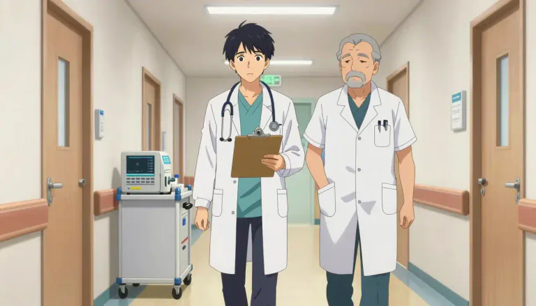 Visual representation of "houseman" - In the UK, a doctor who has finished medical school but is in their first year of additional training in a hospital