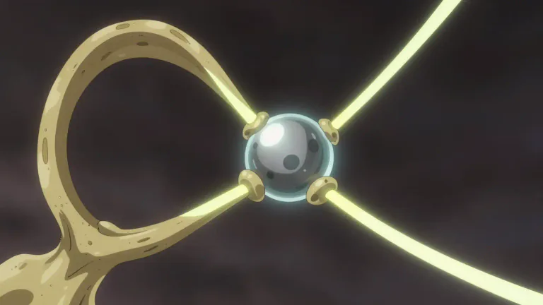 Visual representation of "chelated" - A term used to describe a chemical structure formed when a metal ion is attached to a large organic molecule through two or more bonds.