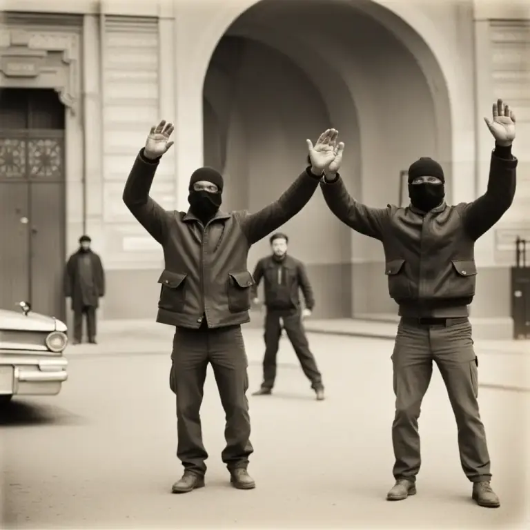 Visual representation of "have up" - To surrender or give up.