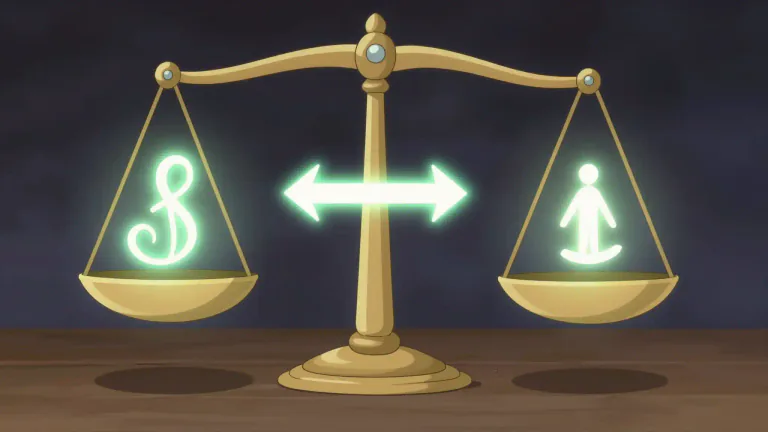 Visual representation of "iff" - abbreviation for 'if and only if', used when both parts of the statement must be true or false together
