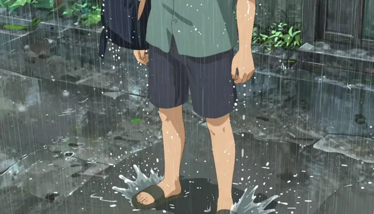 Visual representation of "drench" - to soak with water or liquid, or make very wet