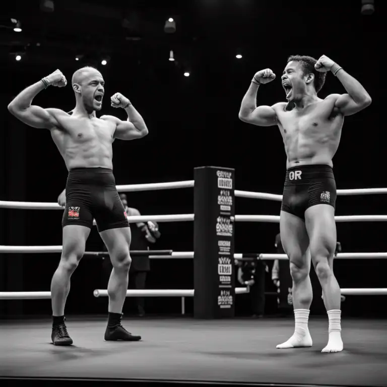 Visual representation of "bout" - One round in a contest