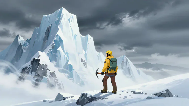 Visual representation of "daunting" - Something that is intimidating or causes fear or apprehension