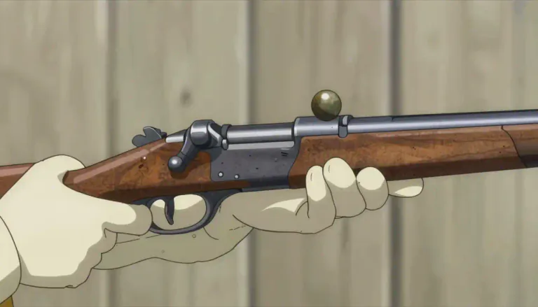 Visual representation of "muzzleloader" - A type of firearm that is loaded from the front of the barrel rather than the rear.
