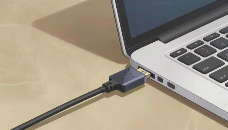 Visual representation of "usb" - A standard for connecting computers and devices via a cable.