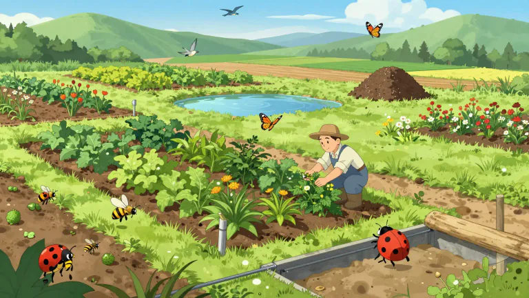Visual representation of "agroecological" - Relating to agroecology, which is the study of ecological processes applied to agricultural production systems.