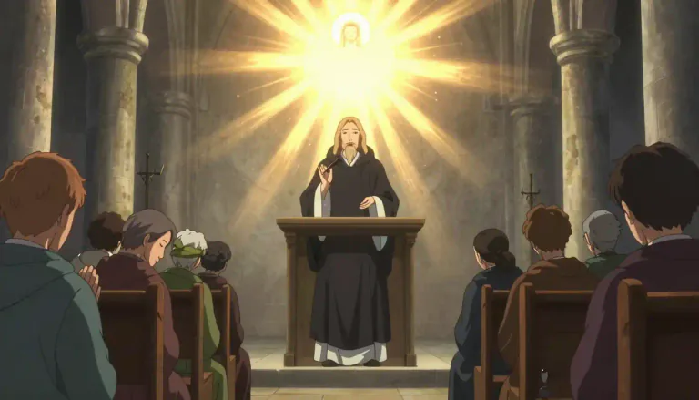 Visual representation of "calvinism" - A religious system based on the teachings of John Calvin, a French theologian. It emphasizes God's power and the moral weakness of human beings.