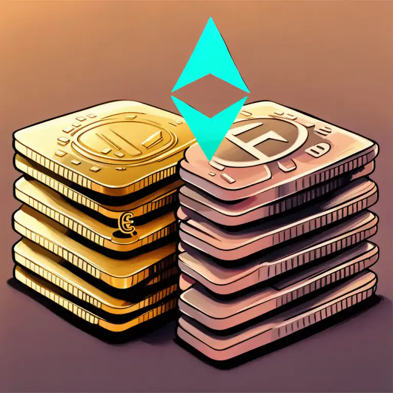 Visual representation of "dai" - In finance, dai is a type of stablecoin that maintains a value of one US dollar and is used to trade in cryptocurrency exchanges.