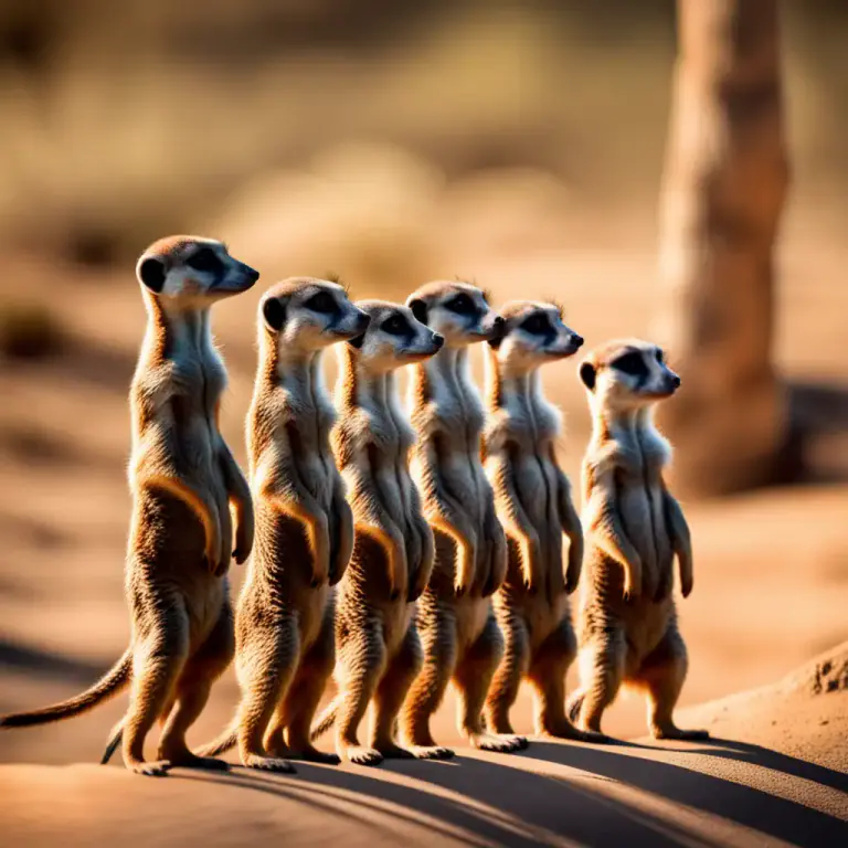 Visual representation of "band together" - In nature, to group together for protection or for strength in numbers.