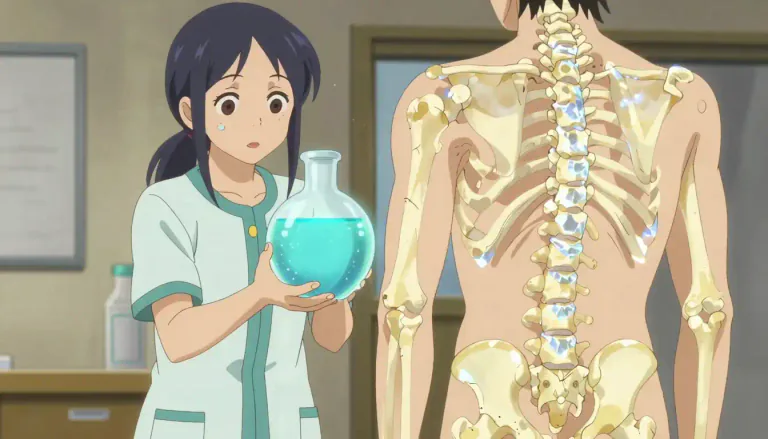 Visual representation of "bisphosphonate" - A type of medication that helps to strengthen bones and reduce the risk of fractures, often used in the treatment of osteoporosis.