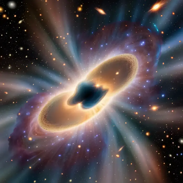 Visual representation of "inflation" - The expansion of the universe from the big bang to the present